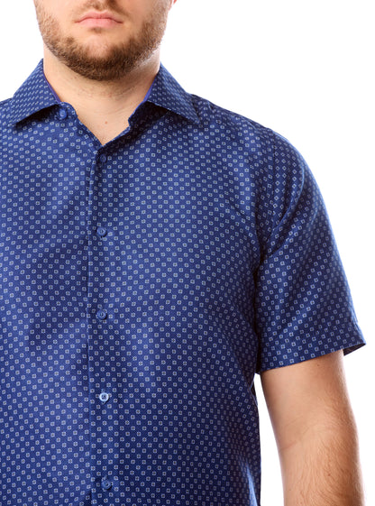 Men's casual short sleeve shirt