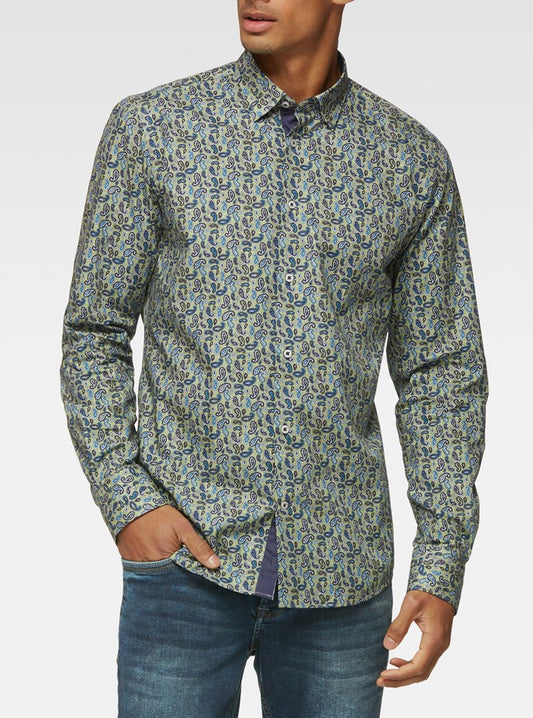 Men's casual long sleeve shirt