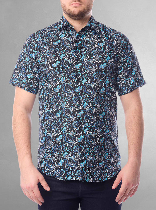 Men's casual short sleeve shirt