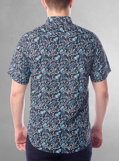 Men's casual short sleeve shirt