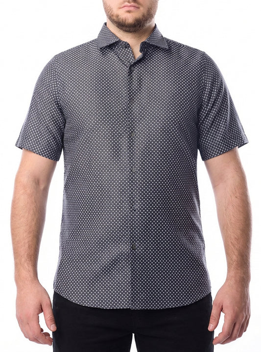 Men's casual short sleeve shirt