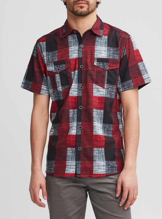 Men's casual short sleeve shirt