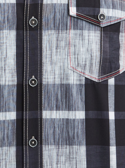 Men's casual short sleeve shirt