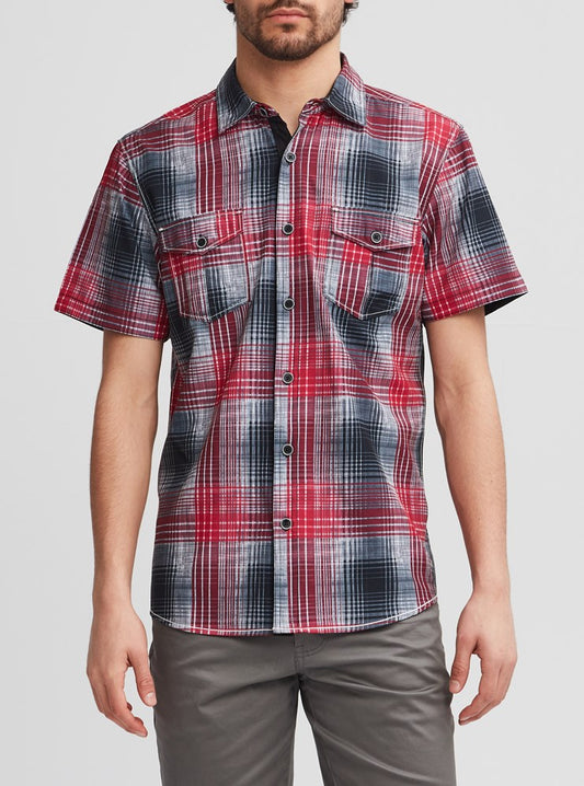 Men's casual short sleeve shirt