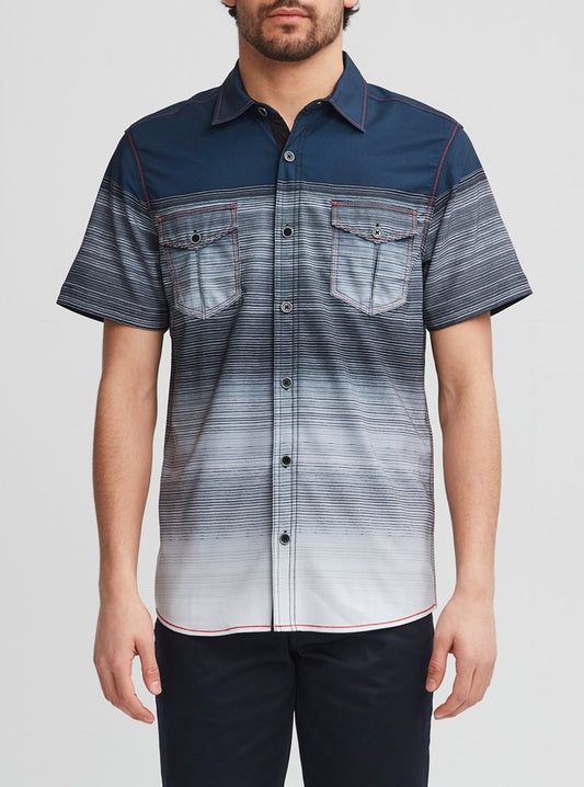 Men's casual short sleeve shirt