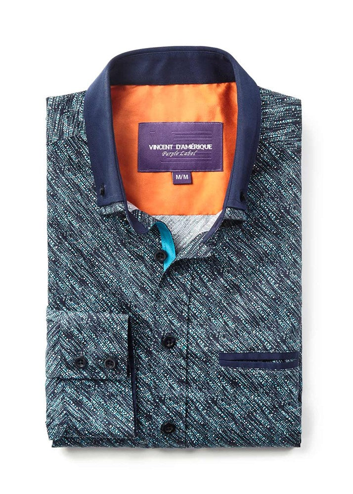 Men's casual long sleeve shirt