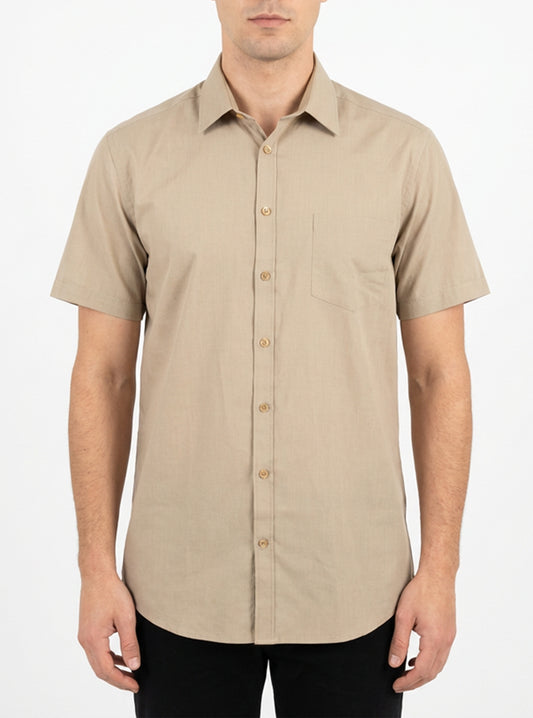 Men's casual short sleeve shirt