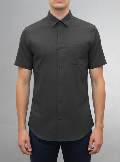 Men's casual short sleeve shirt
