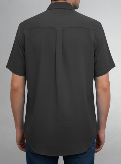 Men's casual short sleeve shirt