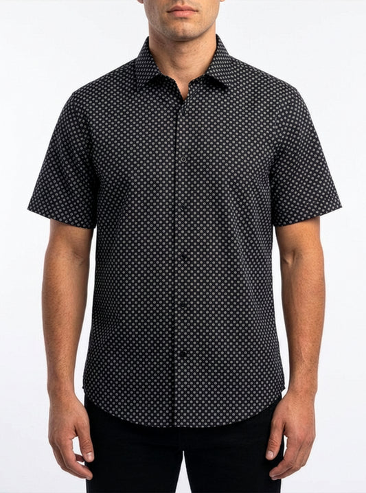 Men's casual short sleeve shirt